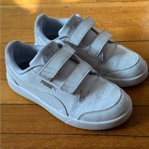 Puma Kids Velcro White Sneakers
